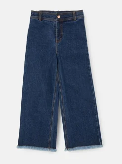 Angel & Rocket Blue Paloma Blue Heart Pocket Cropped Jeans Best