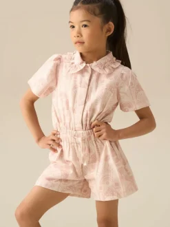 Angel & Rocket Natural Abby Tie Waist Jumpsuit