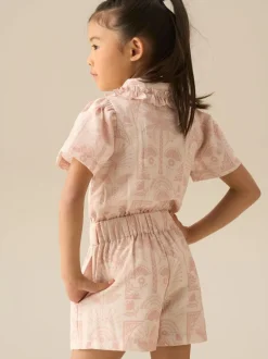 Angel & Rocket Natural Abby Tie Waist Jumpsuit