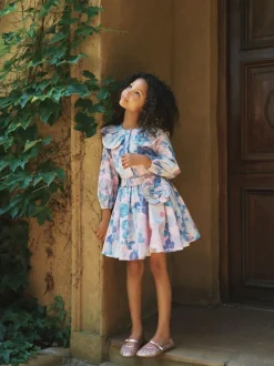 Angel & Rocket Pink Celia Floral Corsage Skirt Outlet