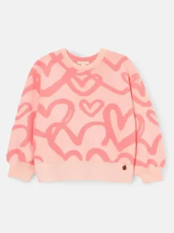 Angel & Rocket Pink Harlow Heart Jumper