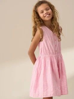 Angel & Rocket Lina Printed Linen Playsuit Pink Outlet