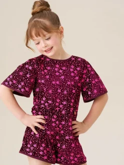 Angel & Rocket Red Nova Sequin Playsuit Hot