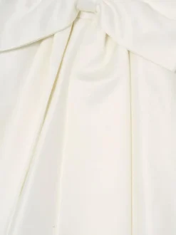 Angel & Rocket White Gabriella Bow Pleat Dress Hot