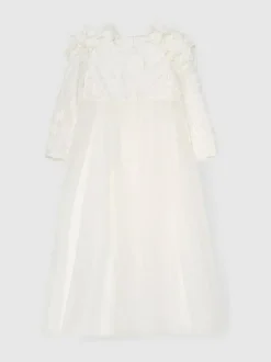 Angel & Rocket White Gabrielle Embellished Mesh Dress Best