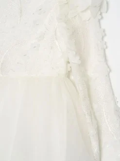 Angel & Rocket White Gabrielle Embellished Mesh Dress Best