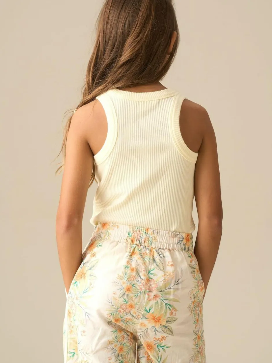 Angel & Rocket Jess Flower Corsage Vest Yellow