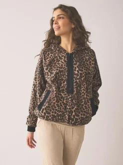 Next Half Zip Borg Fleece Animal Sale