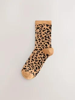 Next Ankle Socks 7 Pack Animal Print Discount