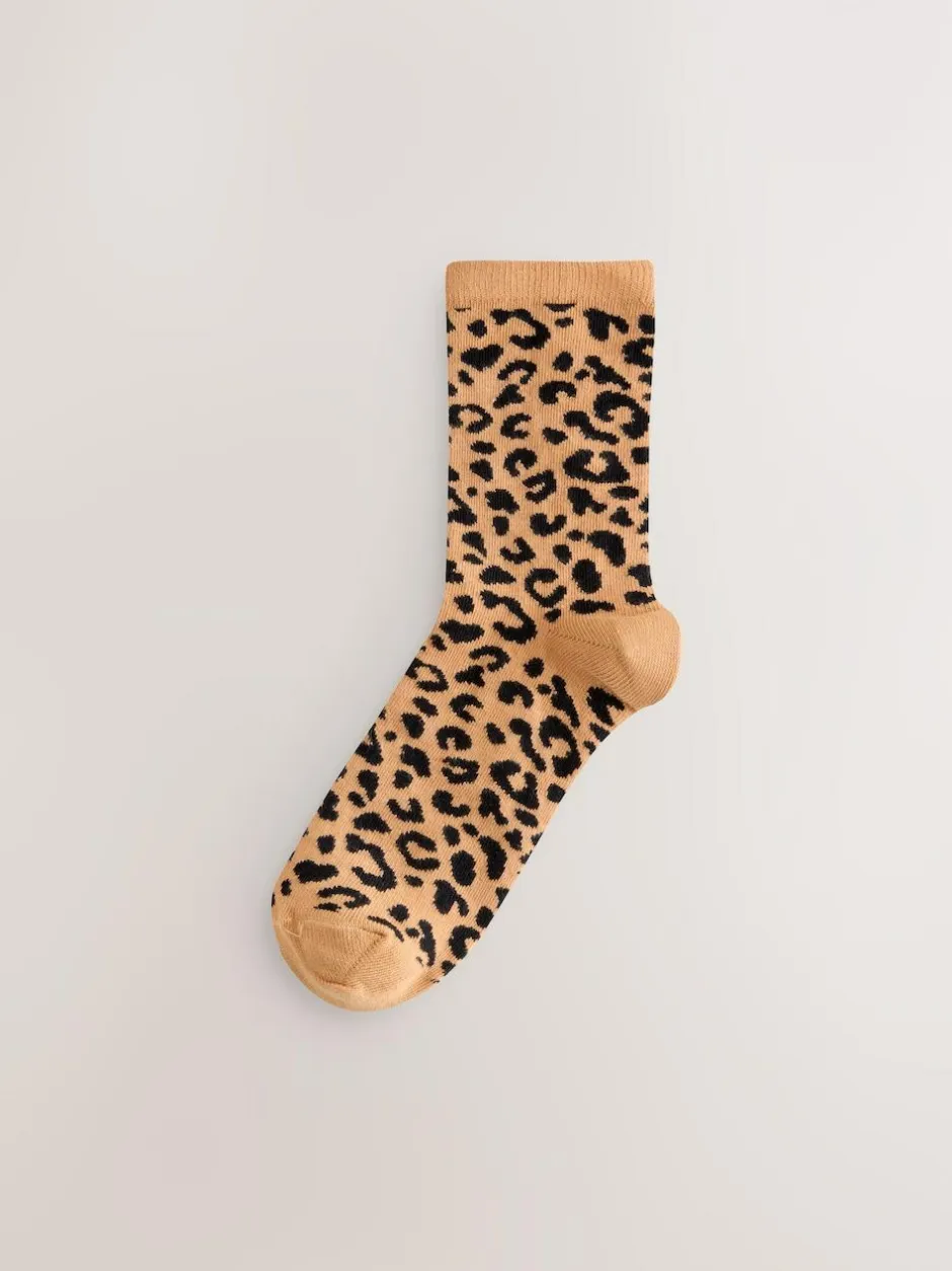 Next Ankle Socks 7 Pack Animal Print Discount