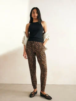 Next Jersey Joggers Animal Print Outlet