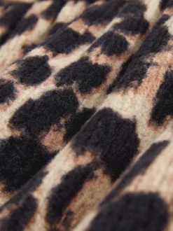 Next Animal Print Long Sleeve Jersey Dress (3-16yrs) Outlet