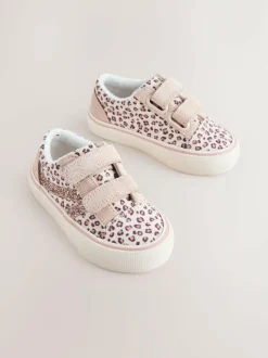 Next Standard Fit (F) Touch Fastening Trainers Animal Clearance