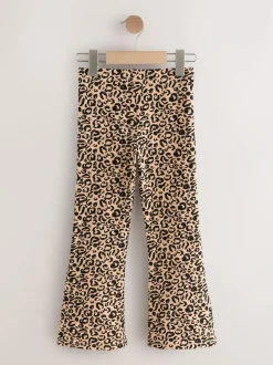 Next 4 Pack Flared Leggings (3-16yrs) Animal/Red Hot