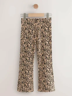 Next 4 Pack Flared Leggings (3-16yrs) Animal/Red Hot