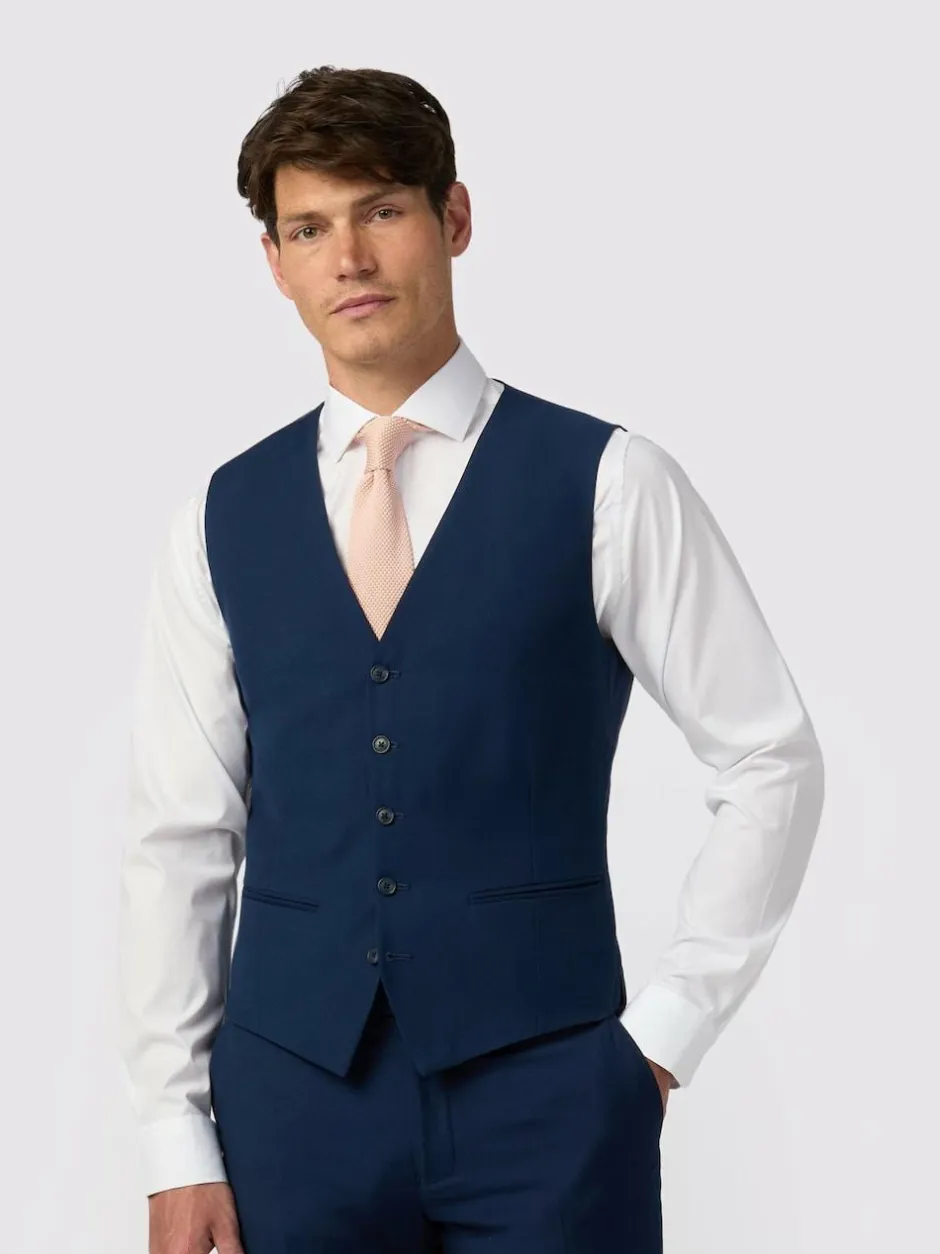 Antique Rogue Blue Curtis Sapphire Twill Vest Outlet