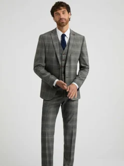 Antique Rogue Grey Bailey Check Jacket Hot