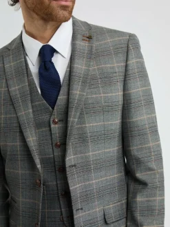 Antique Rogue Grey Bailey Check Jacket Hot