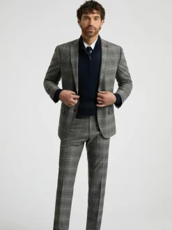 Antique Rogue Grey Bailey Check Jacket Hot