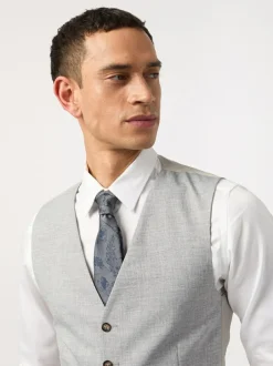 Antique Rogue Grey Montrose Pale Waistcoat Online