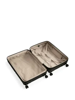 Antler Large Single Stripe Luggage Black