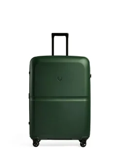 Antler Large Single Stripe Luggage Green