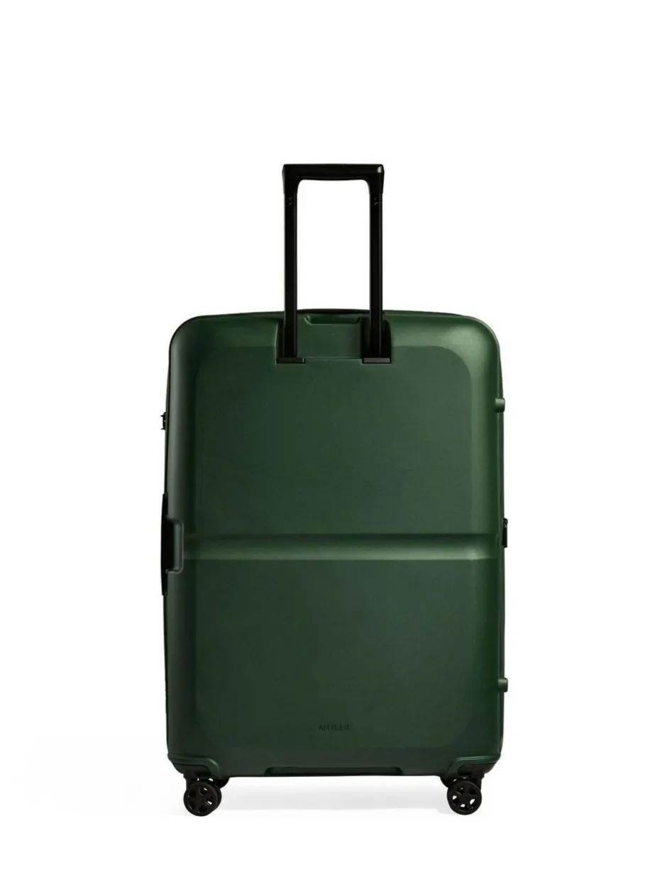 Antler Large Single Stripe Luggage Green