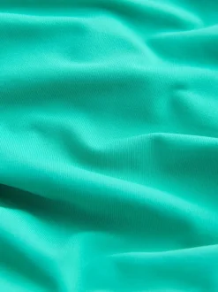 Next DD+ Knot Front Plunge Bikini Top Aqua Green Hot
