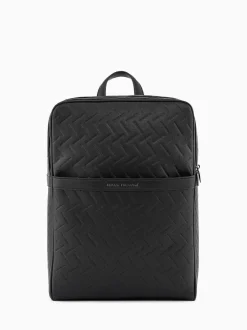 Armani Exchange Black Backpack Clearance