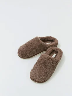 Aruelle Cleo Extra Soft Brown Crafted Slippers Clearance