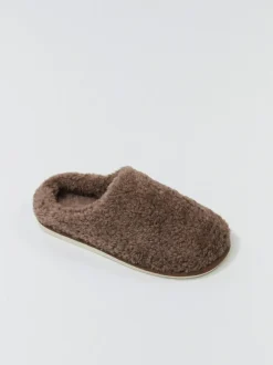 Aruelle Cleo Extra Soft Brown Crafted Slippers Clearance