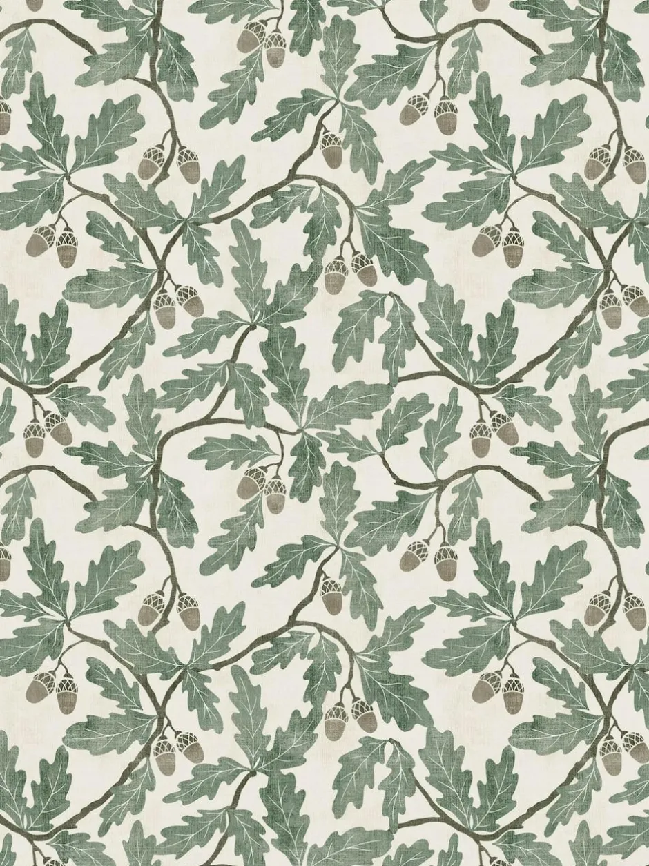 Avalon Home Green Oak 100% Cotton Table Runner Online