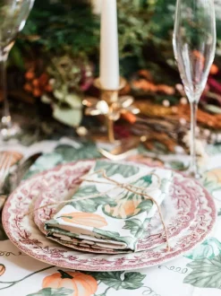 Avalon Home Set of 2 Green Fallen Gourds Napkins Sale