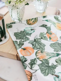 Avalon Home Set of 2 Green Fallen Gourds Napkins Sale