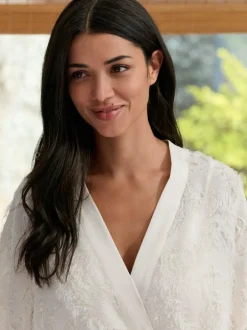 B by Ted Baker Feather Ivory Bridal Robe Hot