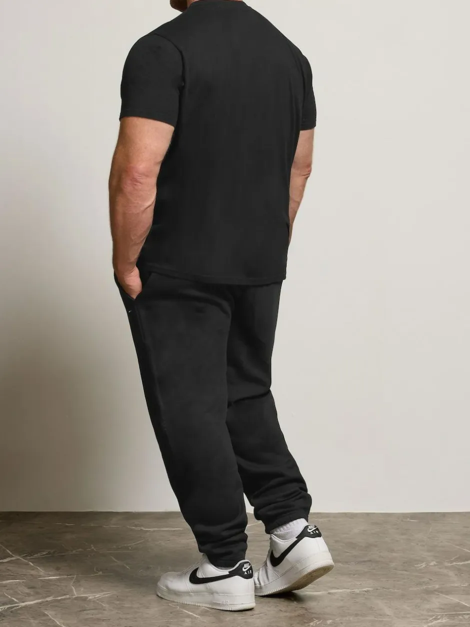 BadRhino Big & Tall Black Essential Joggers Discount