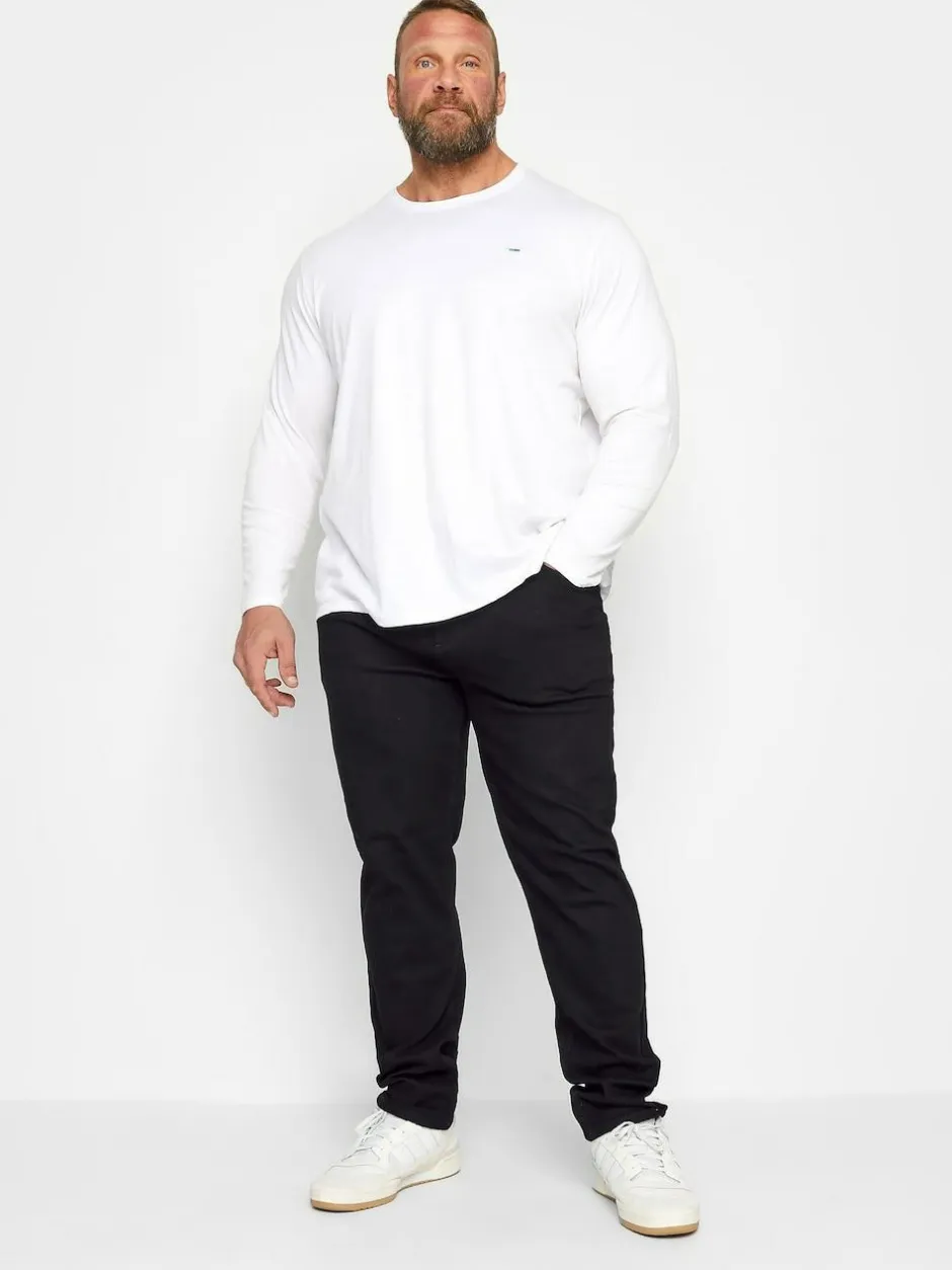 BadRhino Big & Tall Stretch Leg Jeans Black Online