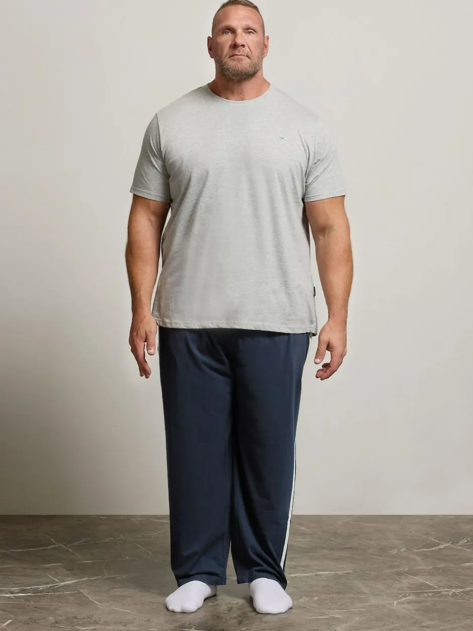 BadRhino Big & Tall Jersey Lounge Joggers Blue