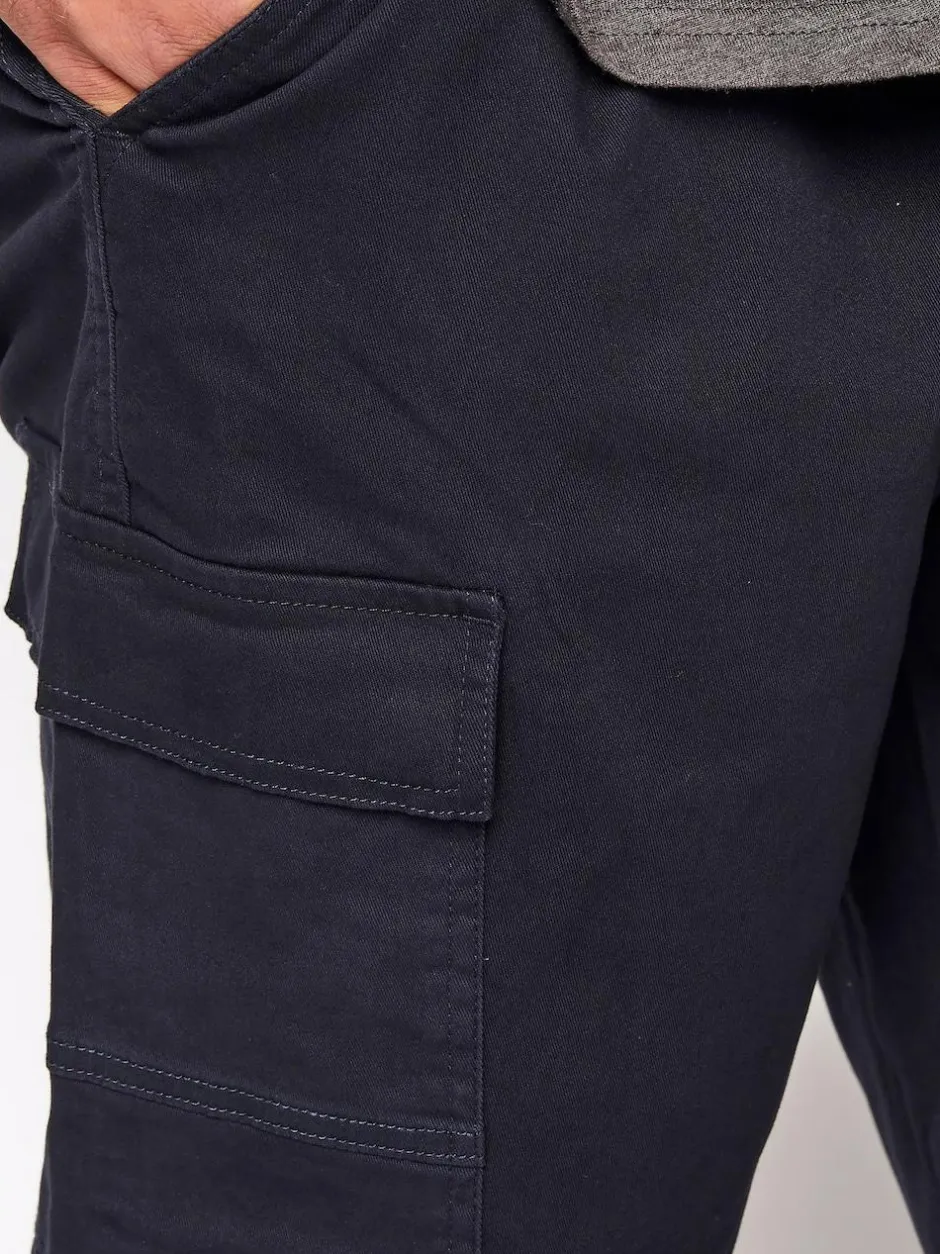 BadRhino Big & Tall Stretch Cargo Shorts Blue Discount
