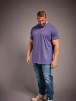 BadRhino Big & Tall Washed Denim Jeans Mid Blue Sale
