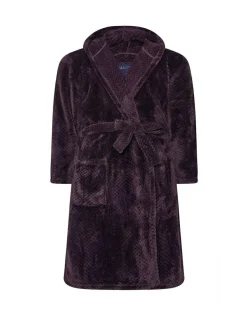 BadRhino Big & Tall Red Textured Hooded Robe