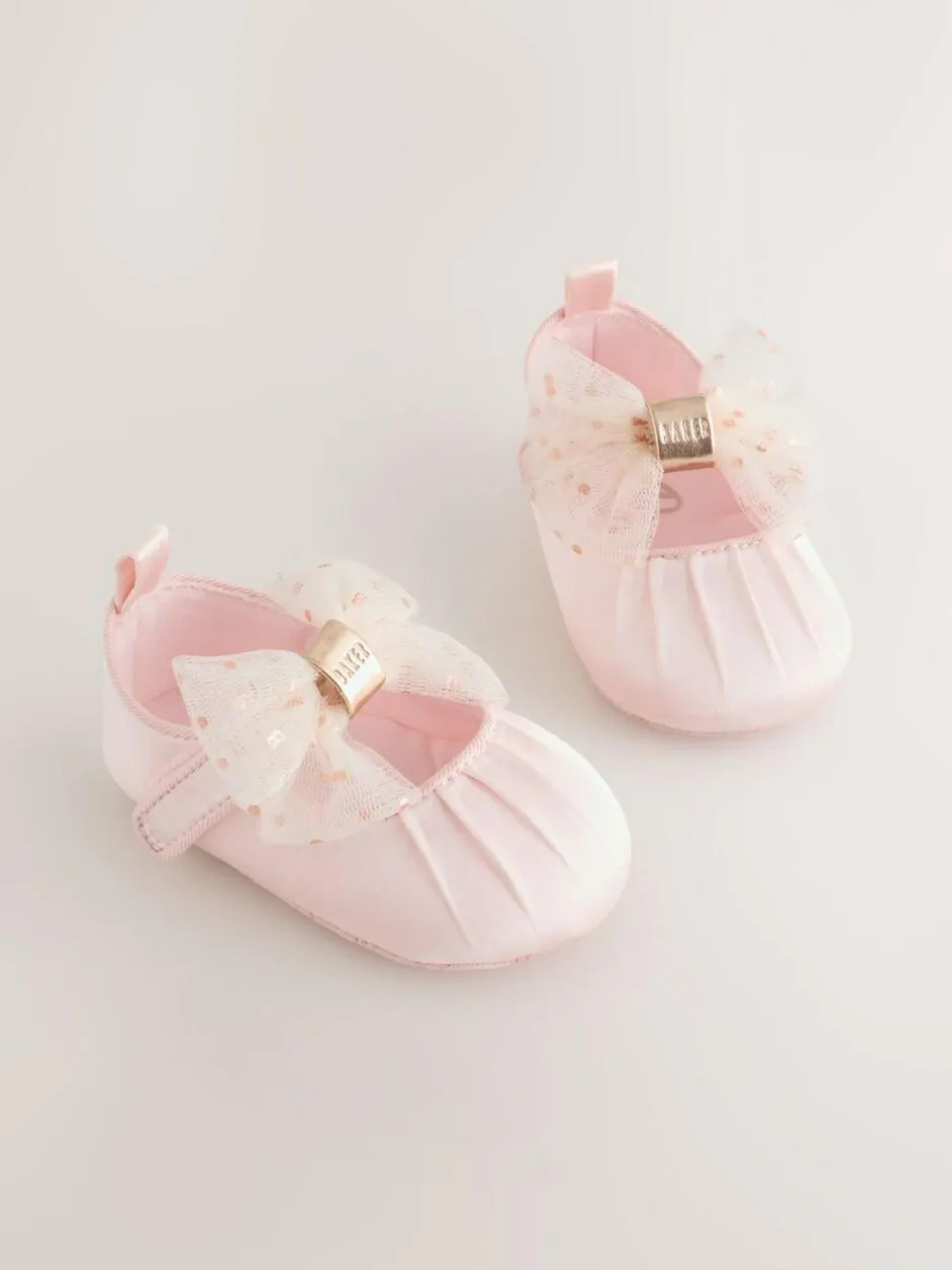 Baker by Ted Baker Baby Padders Shoes With Bow Pink Best