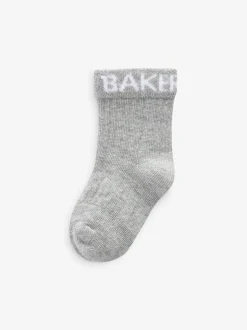 Baker by Ted Baker Baby Socks 5 Pack Multi New