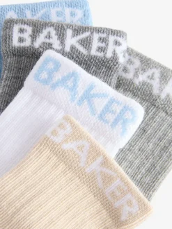 Baker by Ted Baker Baby Socks 5 Pack Multi New