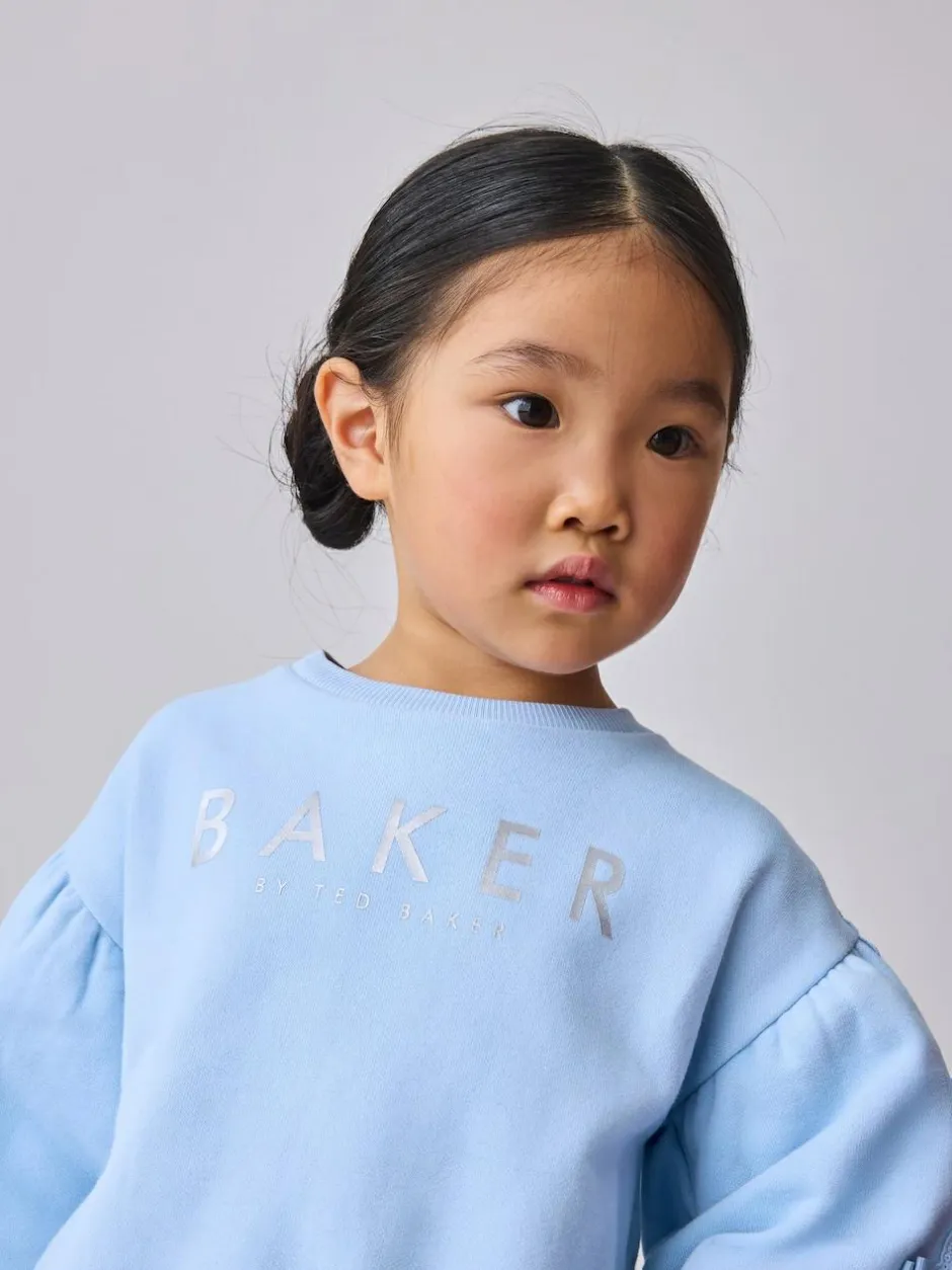 Baker by Ted Baker 2 Piece Side Bow Detail Sweat & Joggers Set Blue Online
