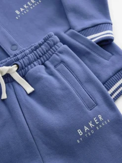 Baker by Ted Baker Blue 100% Cotton Varsity 3 Piece Set