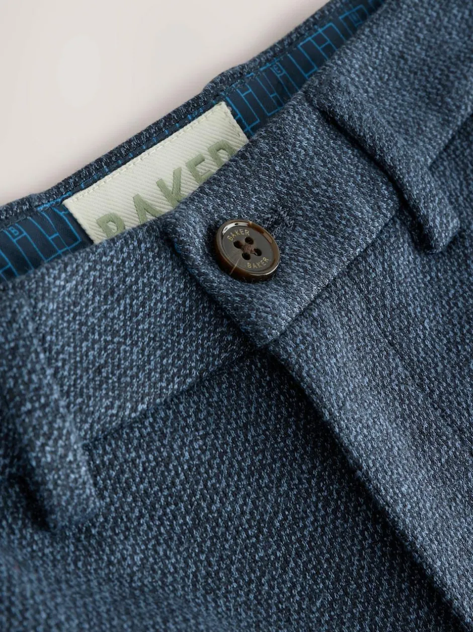 Baker by Ted Baker Blue Jersey Suit Trousers Sale