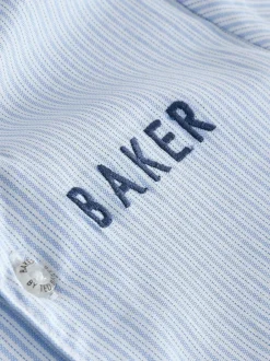 Baker by Ted Baker Blue Smart Bow Tie Rompersuit Clearance