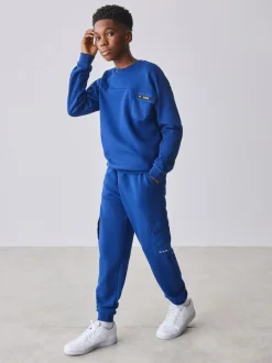 Baker by Ted Baker Cobalt Blue Oversized Sweatshirt and Joggers Set