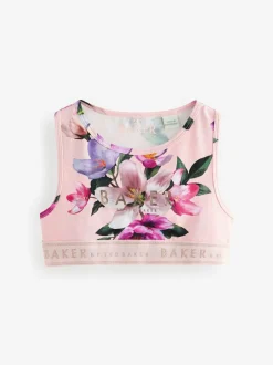 Baker by Ted Baker Crop Tops 3 Pack Pink Online